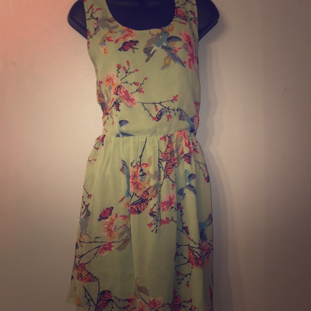 Mint green dress
